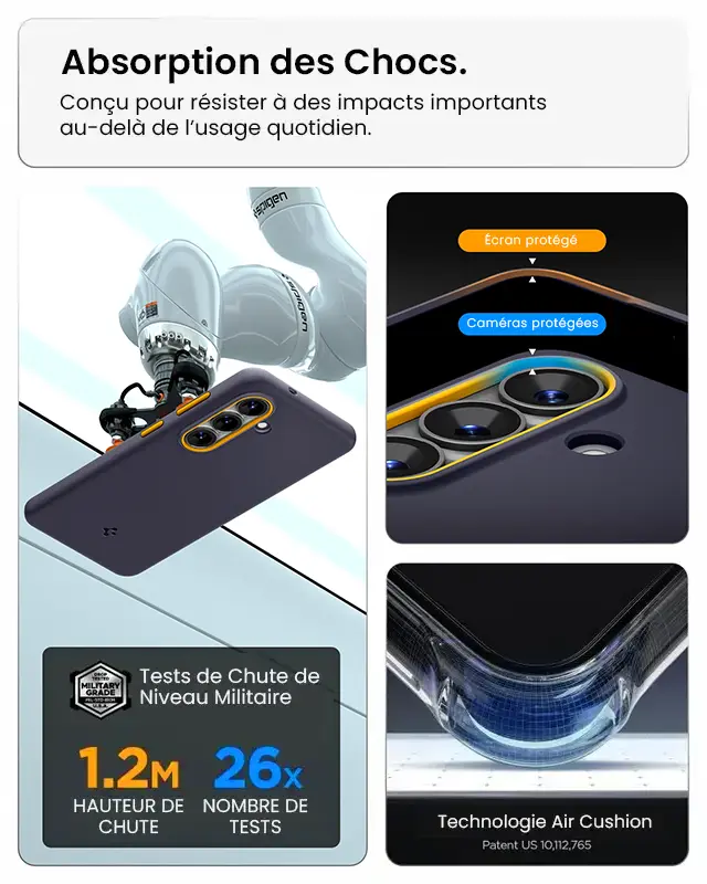 Coque Magnétique SPIGEN Nano Pop MagFit pour Galaxy S26 - Coloris Bleu marine