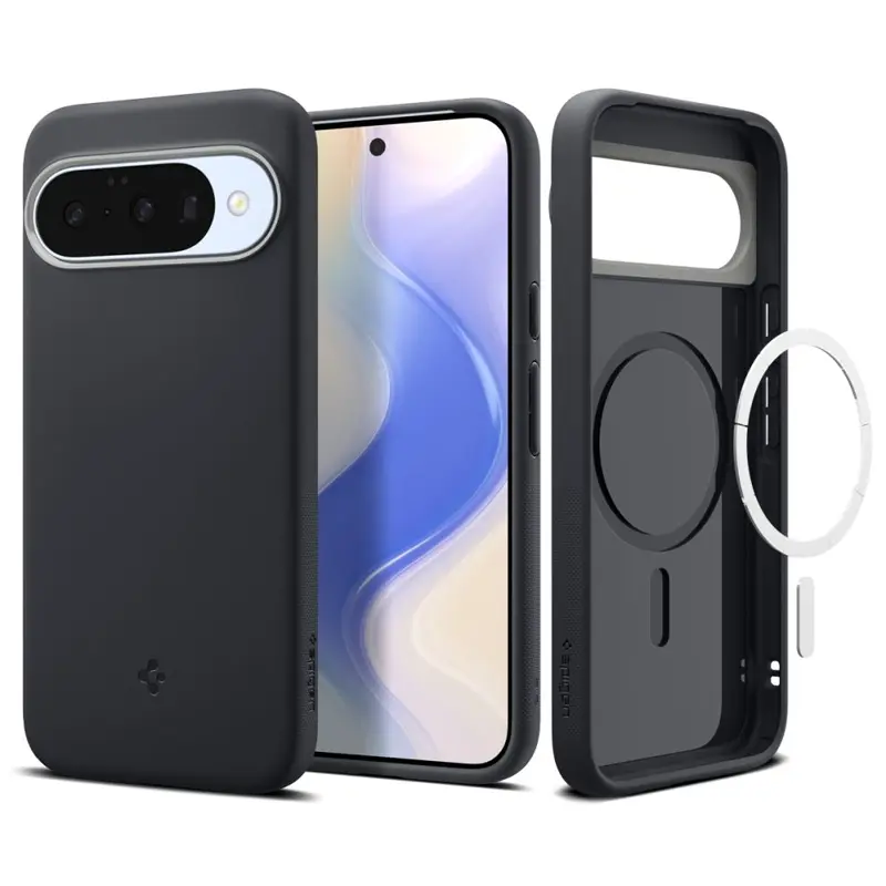 Coque Magnétique SPIGEN Nano Pop Mag Fit pour Google PIxel 10 & 10 Pro - Modèle Noir & Gris
