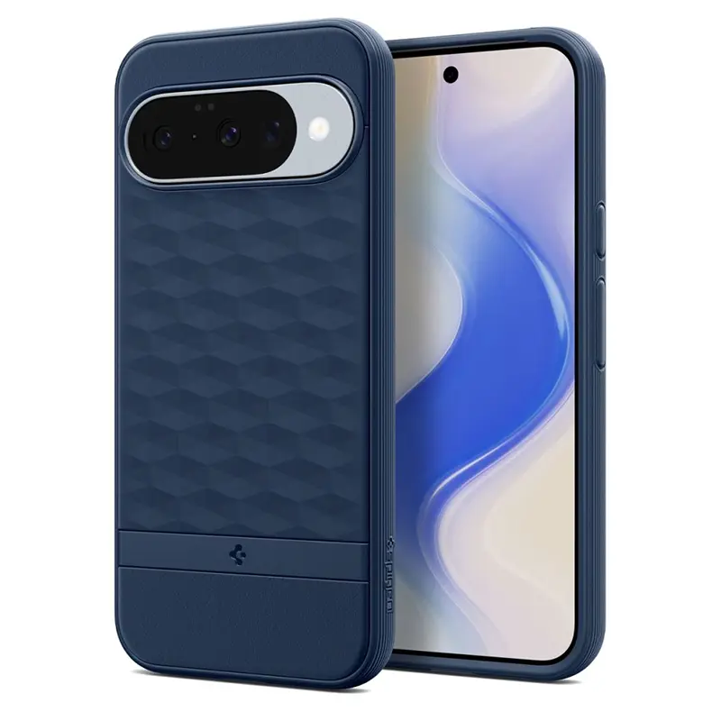 Coque Magnétique SPIGEN Parallax MagFit pour Google PIxel 10 & 10 Pro - Modèle bleu