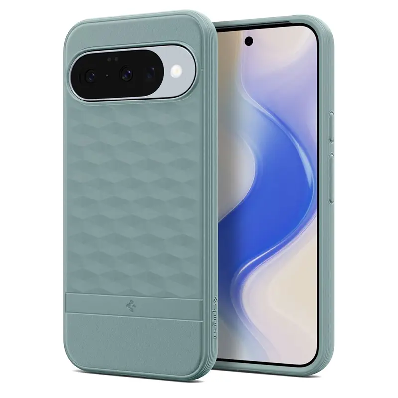 Coque Magnétique SPIGEN Parallax MagFit pour Google PIxel 10 & 10 Pro - Modèle vert