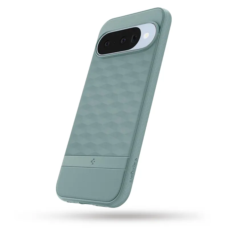 Coque Magnétique SPIGEN Parallax MagFit pour Google PIxel 10 & 10 Pro - Modèle vert