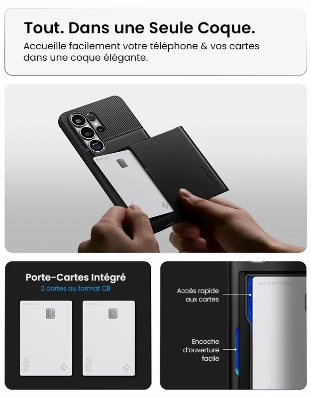 Protection antichoc Spigen Tough Armor MagFit Galaxy S26 Ultra avec technologie Air Cushion