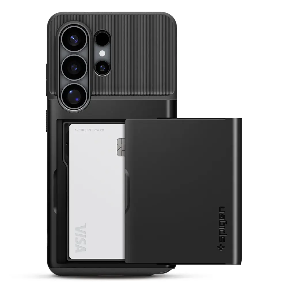 Coque Magnétique SPIGEN Tough Armor Mag Fit avec Béquille Rétractable pour Galaxy S26 Ultra - Coloris Noir