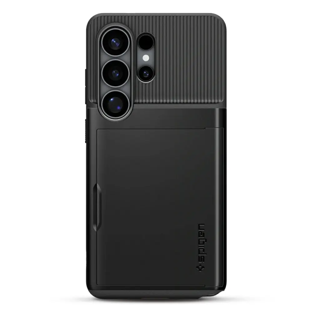 Coque Magnétique SPIGEN Tough Armor Mag Fit avec Béquille Rétractable pour Galaxy S26 Ultra - Coloris Gris Gunmetal