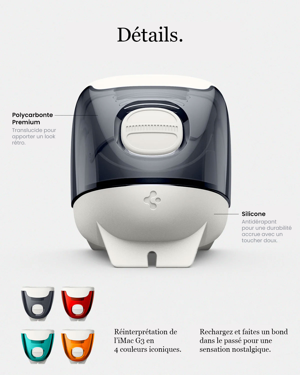 Support SPIGEN Classic C1 pour Chargeur Apple Watch