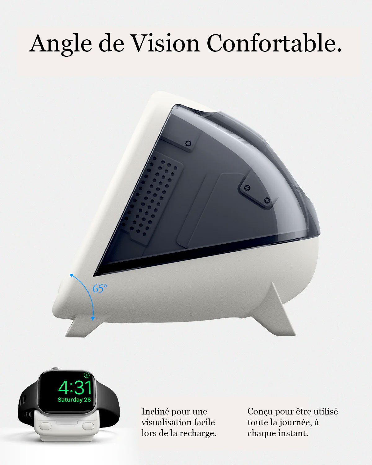 Support SPIGEN Classic C1 pour Chargeur Apple Watch