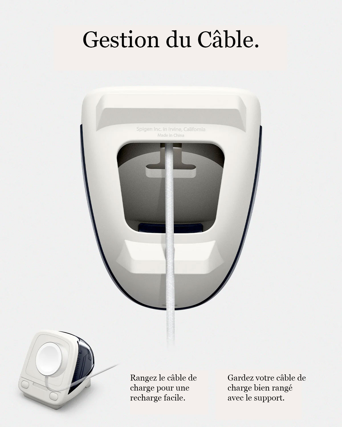 Support SPIGEN Classic C1 pour Chargeur Apple Watch