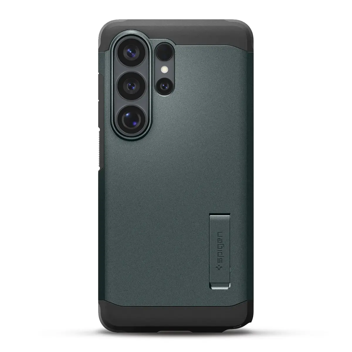 Coque Magnétique SPIGEN Tough Armor Mag Fit avec Béquille Rétractable pour Galaxy S26 Ultra - Coloris Vert Abyss Green