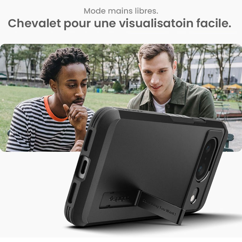 Coque Antichoc SPIGEN Tough Armor Avec Chevalet Intégré pour Google Pixel 8