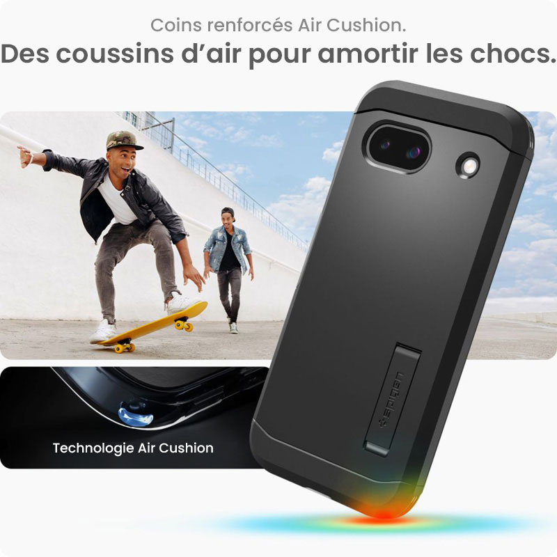 Coque Antichoc SPIGEN Tough Armor Avec Chevalet Intégré pour Google Pixel 8a
