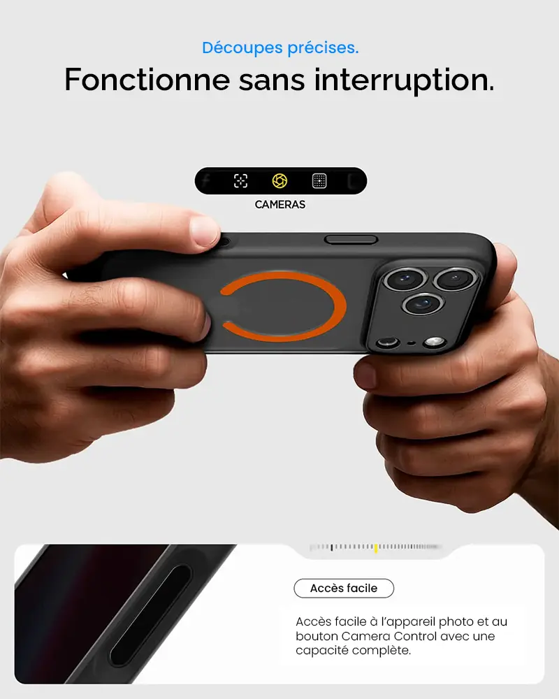 Coque MagSafe SPIGEN Ultra Hybride MagFit pour iPhone 17 Pro Max