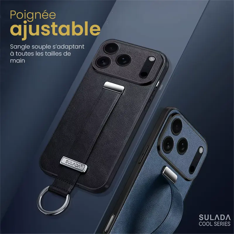 Coque SULADA Cool Série pour iPhone 17 - Poignée Ajustable