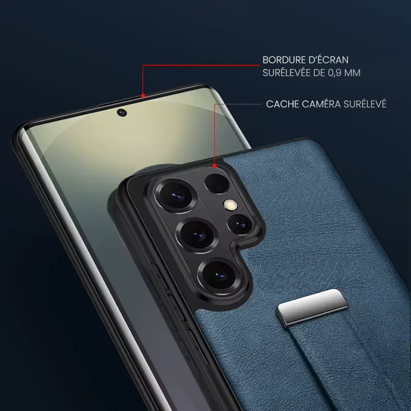 Contours surélevés écran et caméra