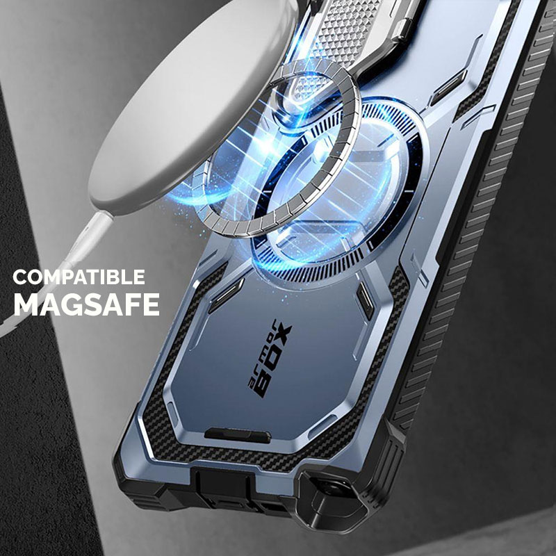 Coque Intégrale MagSafe SUPCASE IBlason ArmorBox Mag pour Galaxy S24 Ultra