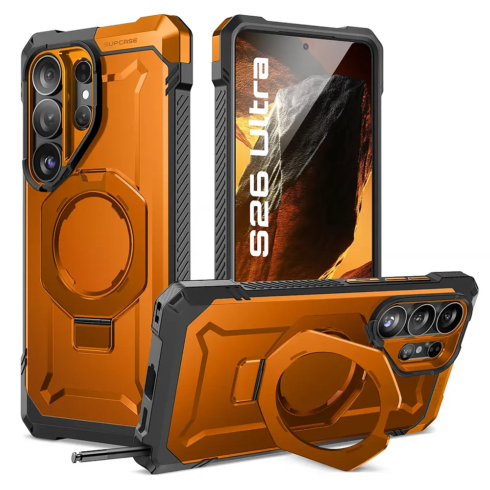 Coque Antichoc SUPCASE UB GRIP MagSafe pour Galaxy S26 Ultra - Modèle Orange
