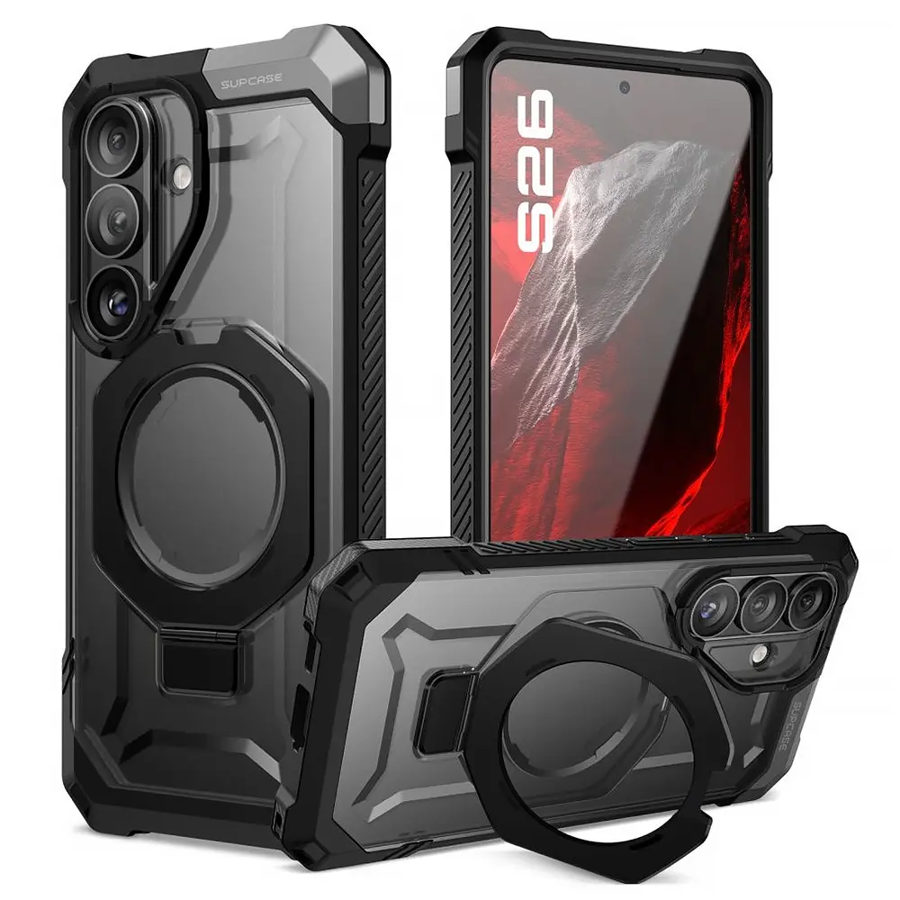 Coque Antichoc SUPCASE UB GRIP MagSafe pour Galaxy S26 - Modèle Noir