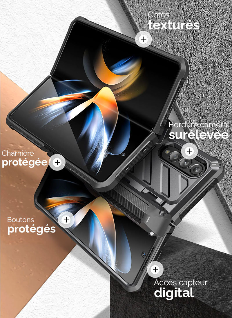 Coque Intégrale SUPCASE Unicorn Beetle Pro pour Galaxy Z Fold 4