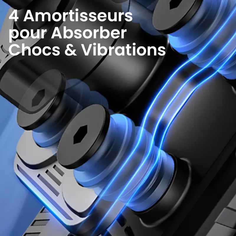 Amortisseurs anti-vibrations du support téléphone vélo BLAVEC