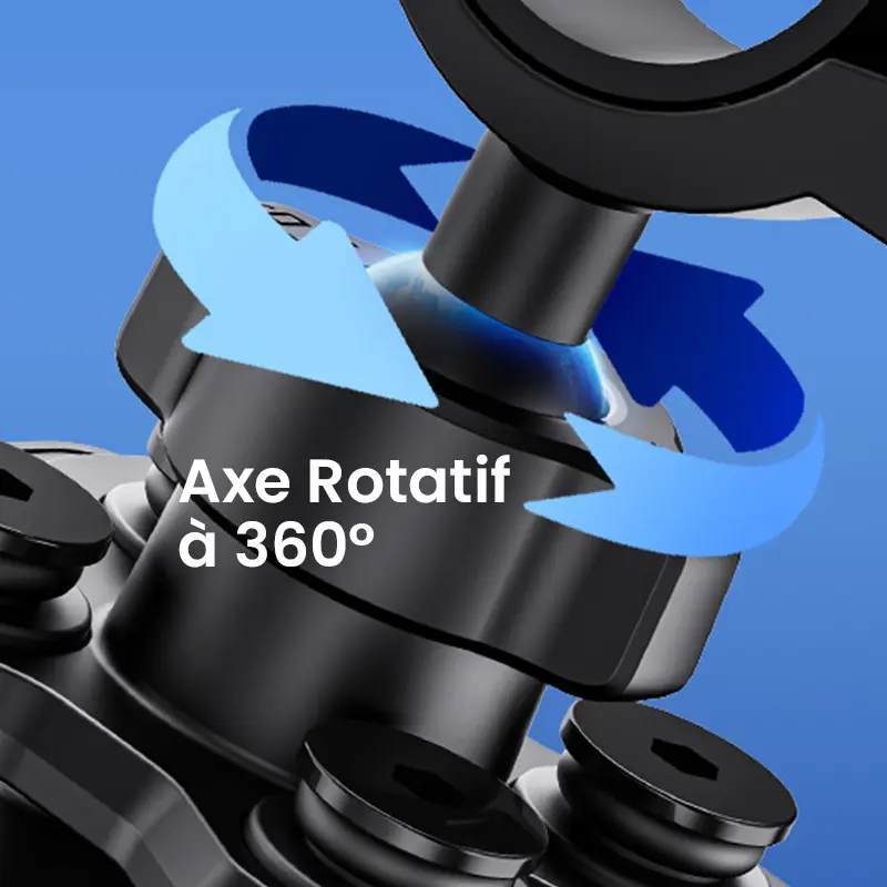 Axe rotatif 360 degrés du support téléphone vélo moto BLAVEC