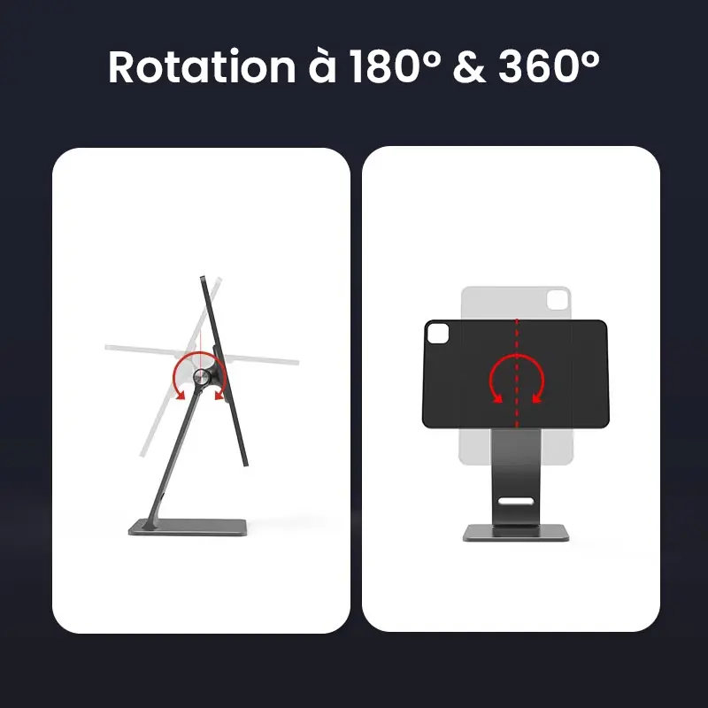 Support de Bureau R-JUST MagStand pour iPad Pro 12,9 pouces