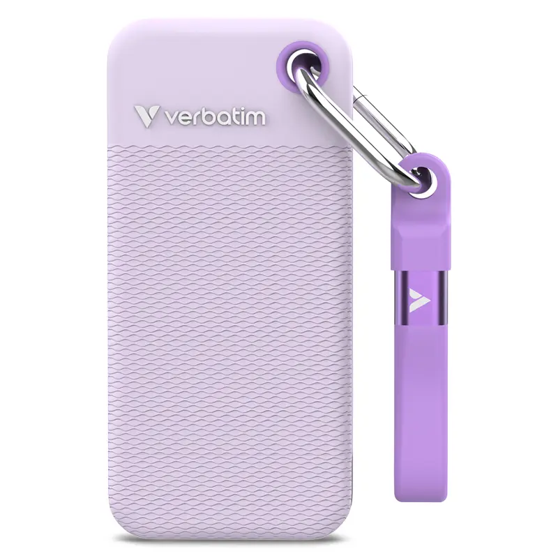 Disque Dur Externe VERBATIM Pocket SSD 1TB Edition Couleur Mauve