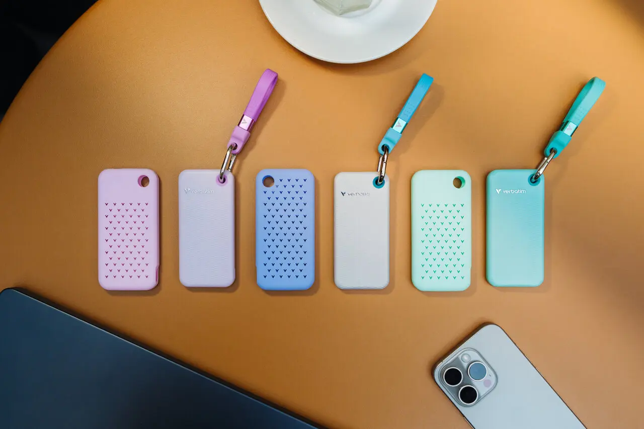 Disque Dur Externe VERBATIM Pocket SSD 1TB Edition Couleur