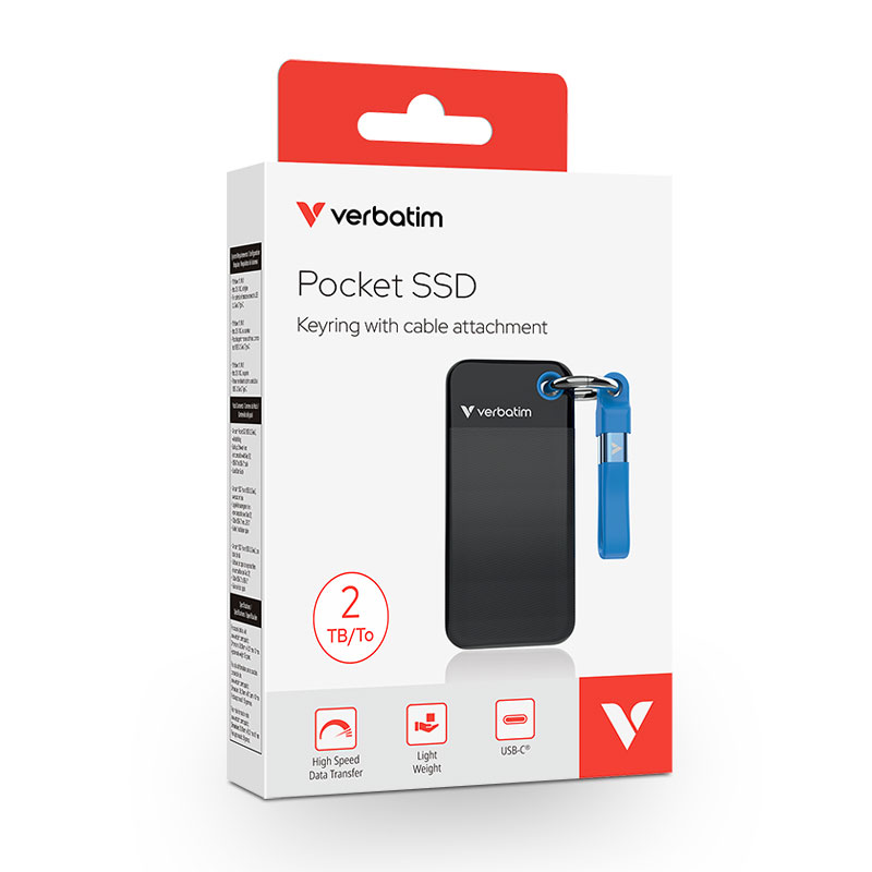Disque Dur Externe VERBATIM Pocket SSD 1TB