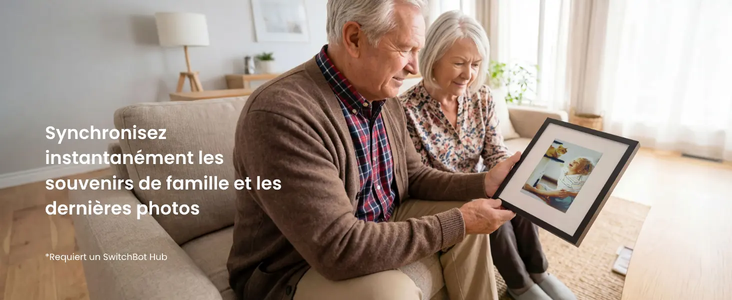 Intégration écosystème SwitchBot : affichez l'état de vos objets connectés, vos widgets de productivité ou vos rapports météo et d'horloge sur un magnifique tableau de bord.