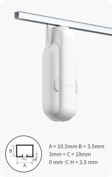 Poussoir De Rideau Bluetooth SWITCHBOT Curtain 3