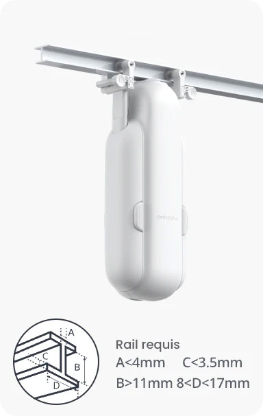 Poussoir De Rideau Bluetooth SWITCHBOT Curtain 3