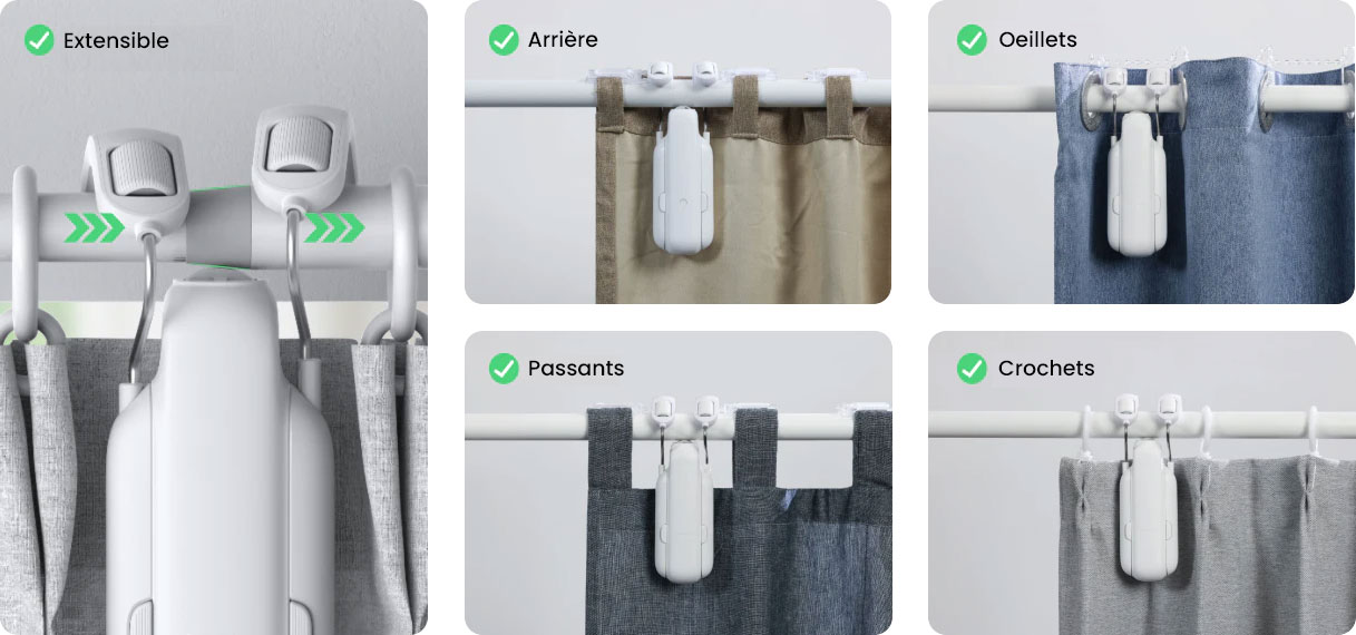 Poussoir De Rideau Bluetooth SWITCHBOT Curtain 3