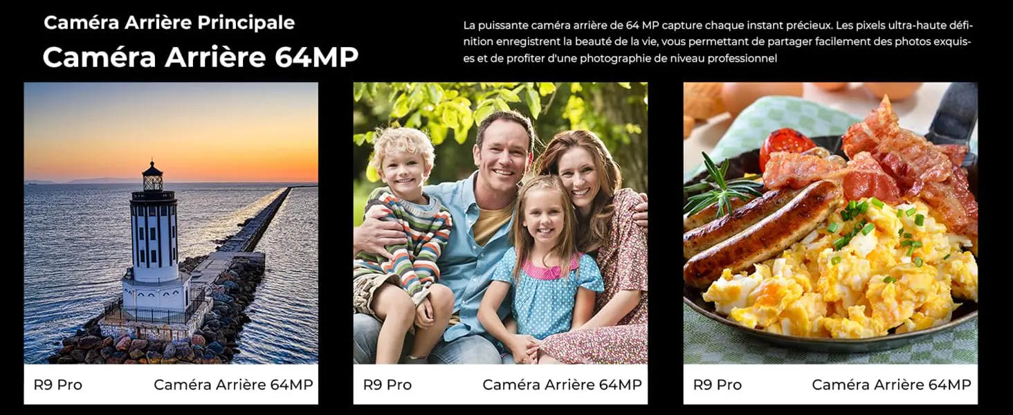 HOTWAV R9 Pro – Exemples de photos capturées avec la caméra arrière haute définition 64 MP