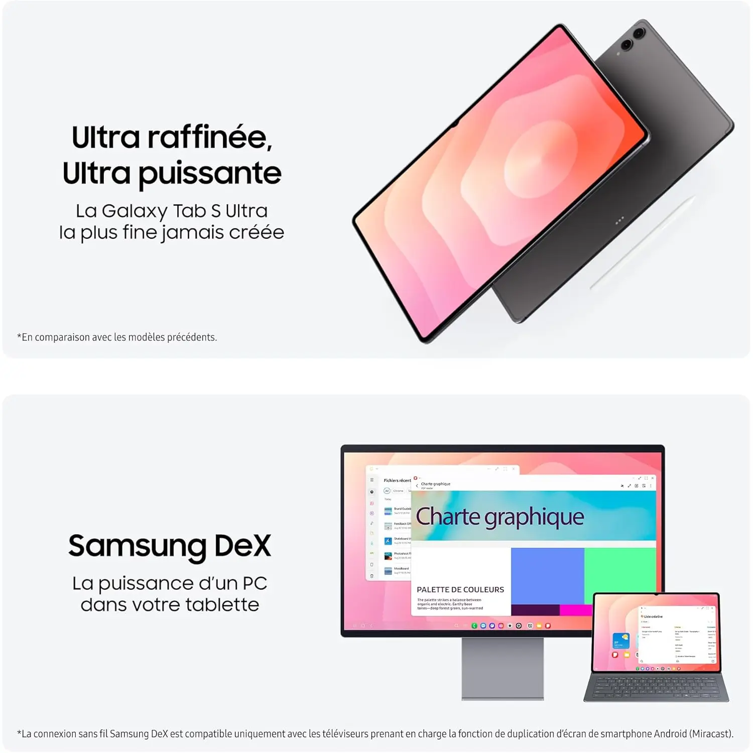 Tablette SAMSUNG Galaxy Tab S11 Ultra avec Samsung DeX