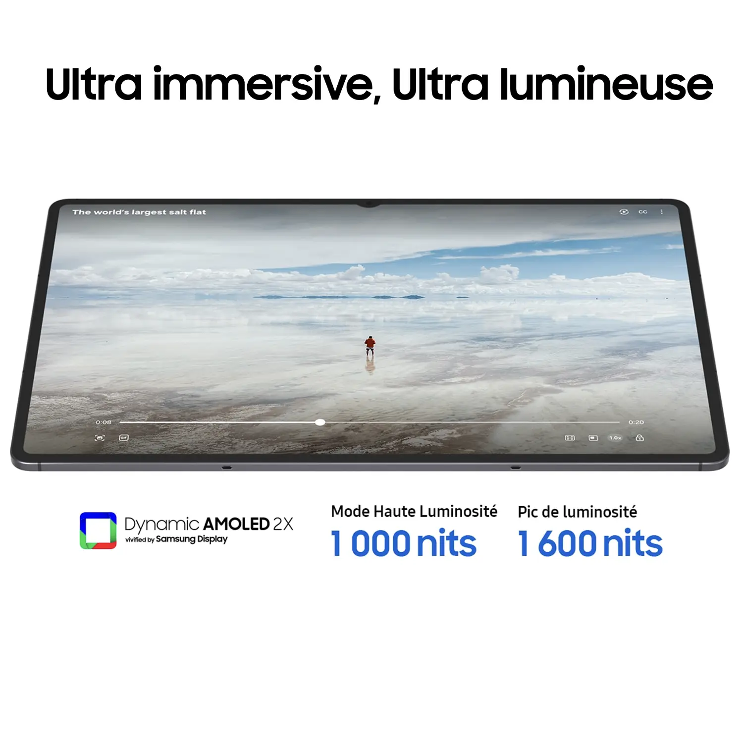 Tablette SAMSUNG Galaxy Tab S11 Ultra - Écran Super AMOLED 14,6 pouces