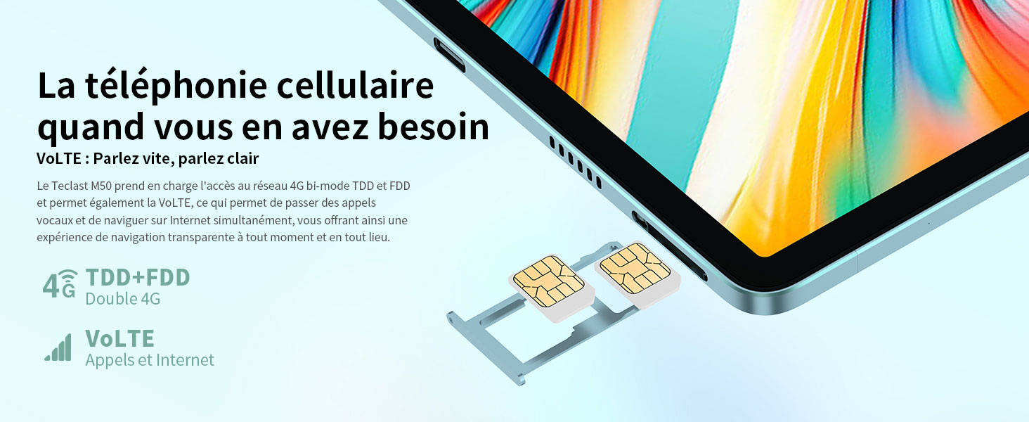 Tablette 4G TECLAST M50