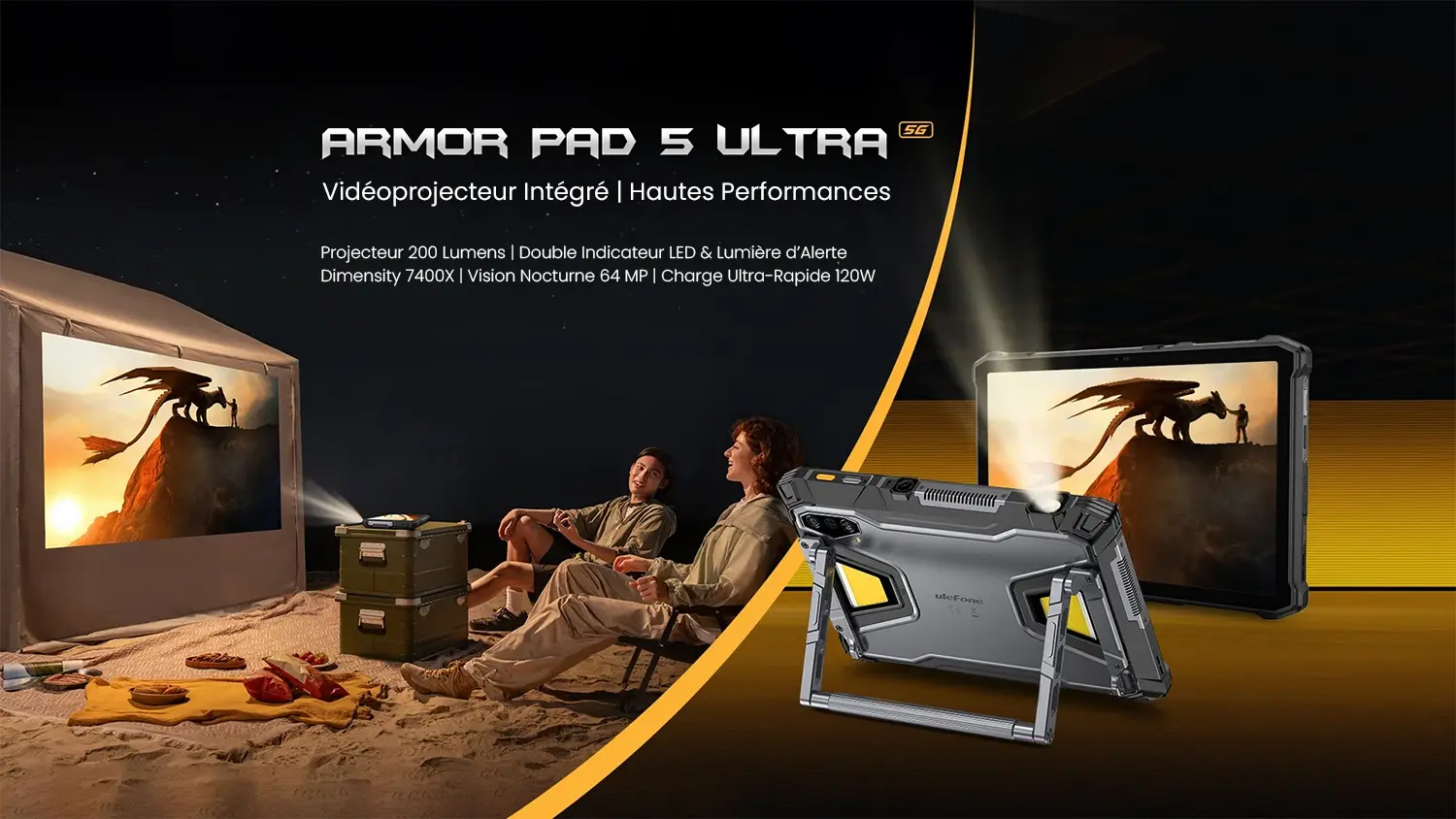 Tablette ULEFONE Armor Pad 5 Ultra 5G