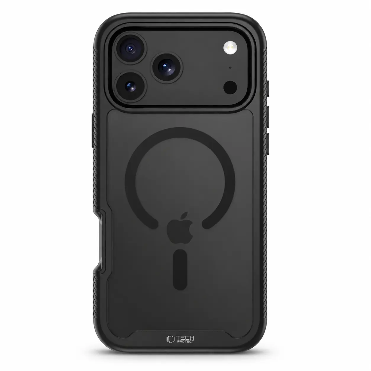 Dos de la coque noire avec anneau magnétique MagSafe pour iPhone 18/17 Pro Max
