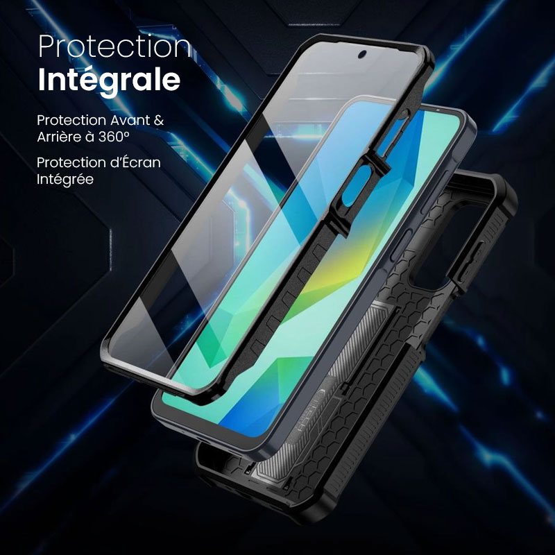 Coque Intégrale Antichoc TECH-PROTECT Kevlar Cam+ pour Galaxy A16 4G & 5G