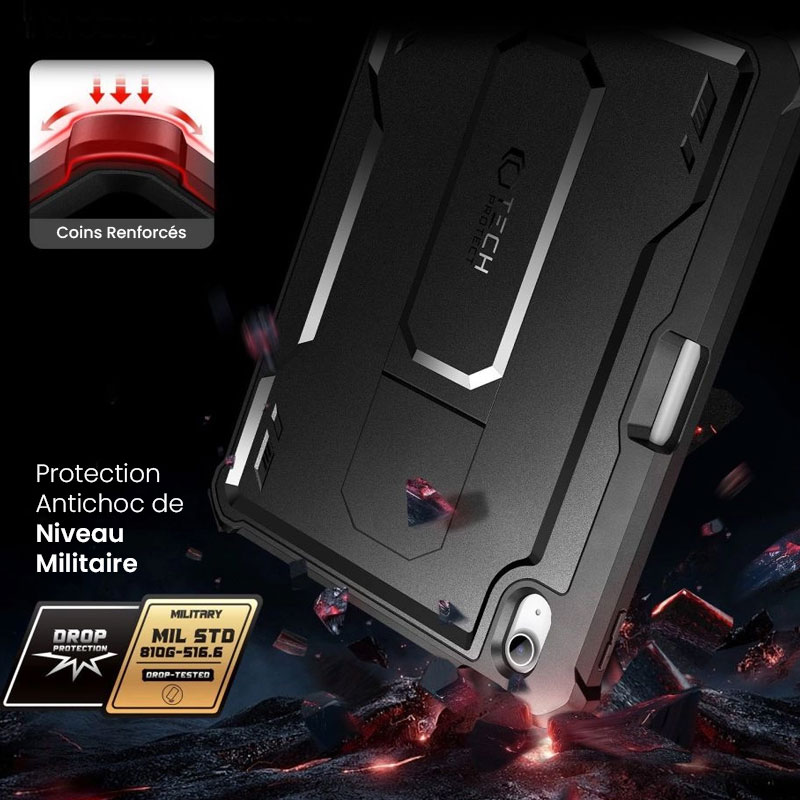 Coque Intégrale Antichoc TECH-PROTECT Kevlar Pro pour iPad 10,9' (2022)