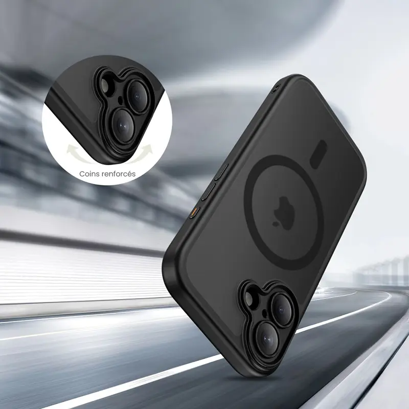 Coque MagSafe TECH-PROTECT MagPeak CC pour iPhone 17