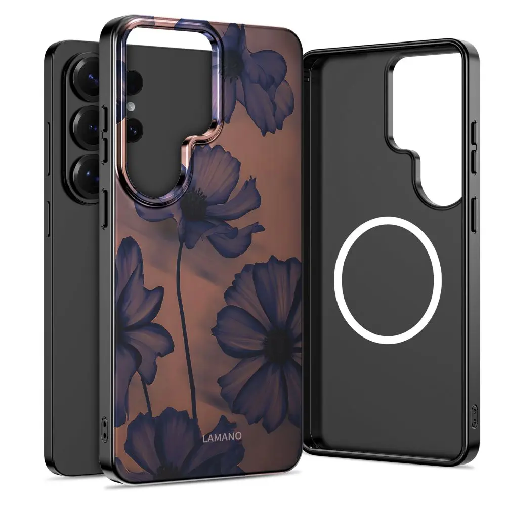 Galaxy S26 Ultra - Coque Magnétique TECH-PROTECT Lamano Velvet Night