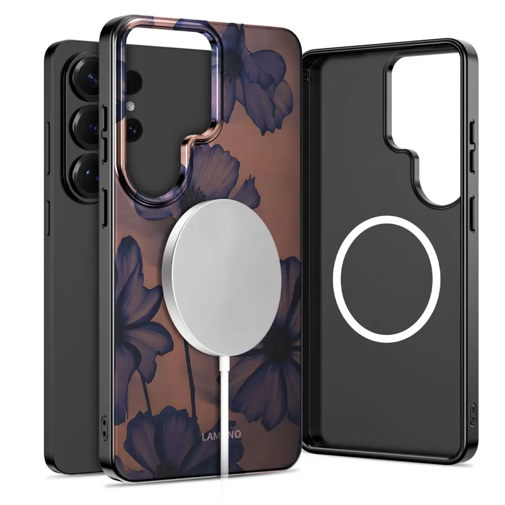 Coque MagSafe TECH-PROTECT Lamano Velvet Night pour Galaxy S26 Ultra