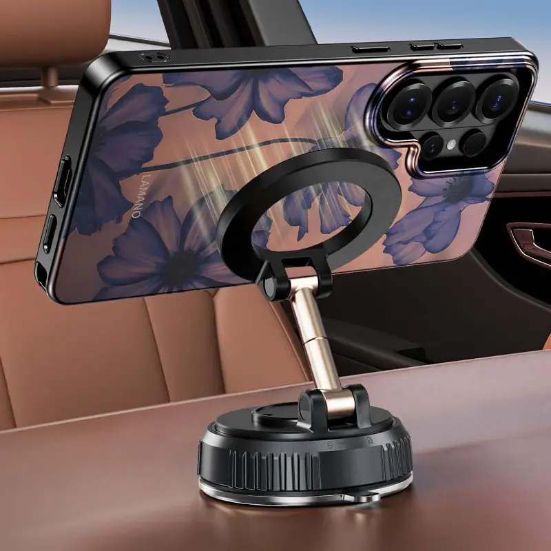 Coque MagSafe TECH-PROTECT Lamano Velvet Night pour Galaxy S26 Ultra