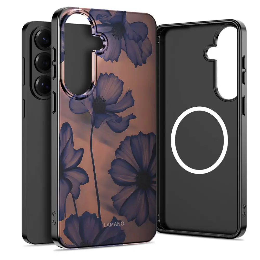 Coque MagSafe TECH-PROTECT Lamano Velvet Night pour Galaxy S26