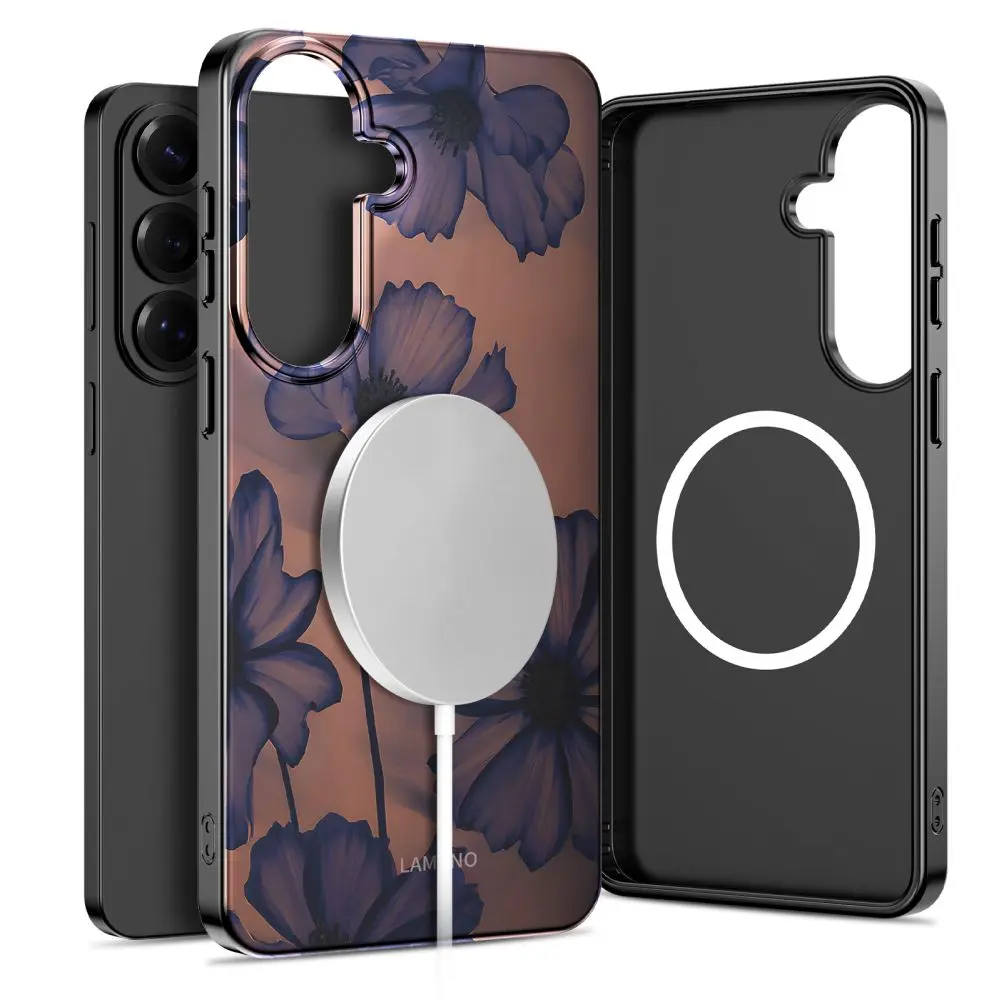 Coque MagSafe TECH-PROTECT Lamano Velvet Night pour Galaxy S26