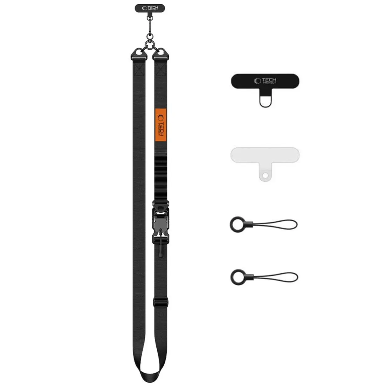 Bandoulière C9S et accessoires de fixation fournis : adaptateurs et attaches