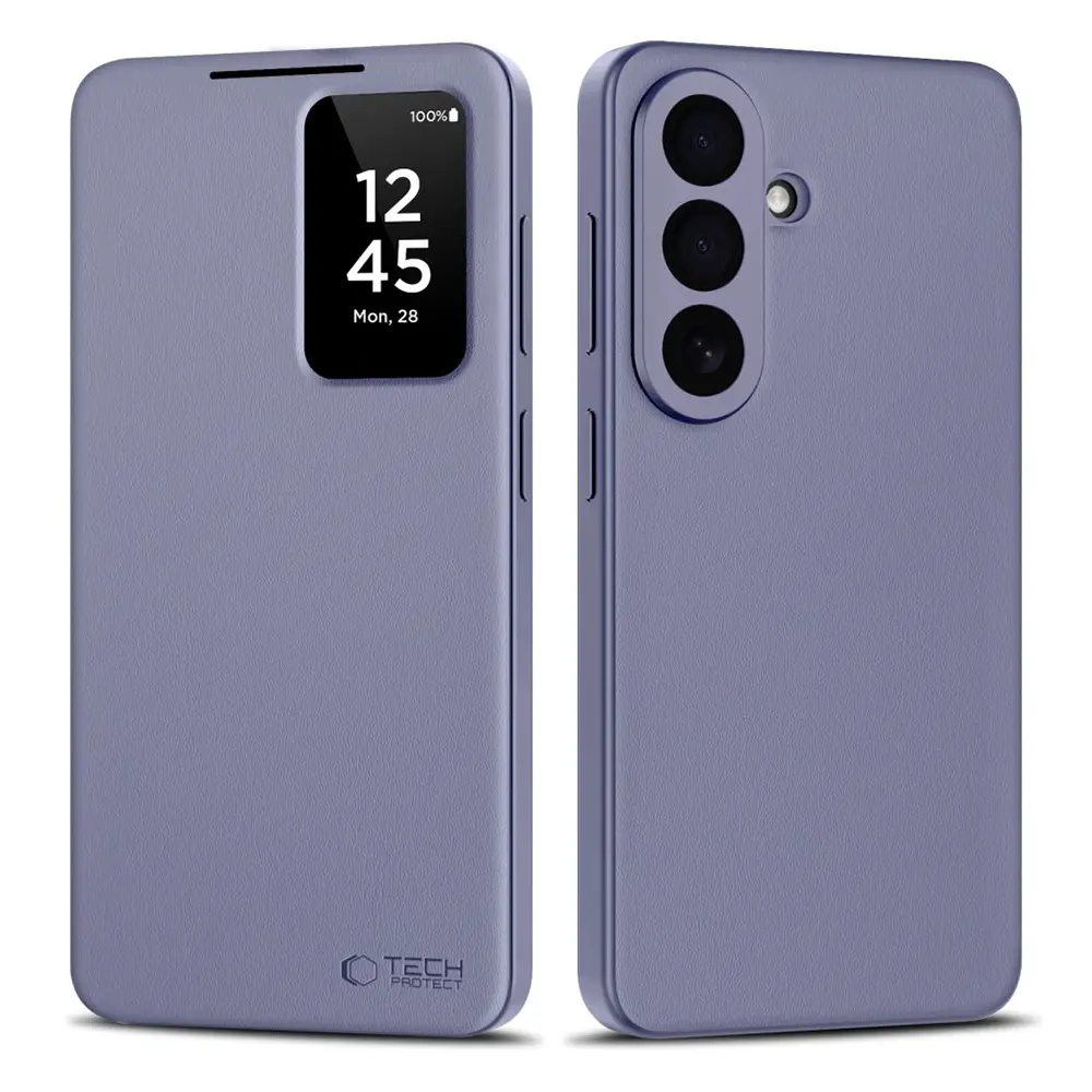 Étui portefeuille mauve Galaxy A57 5G