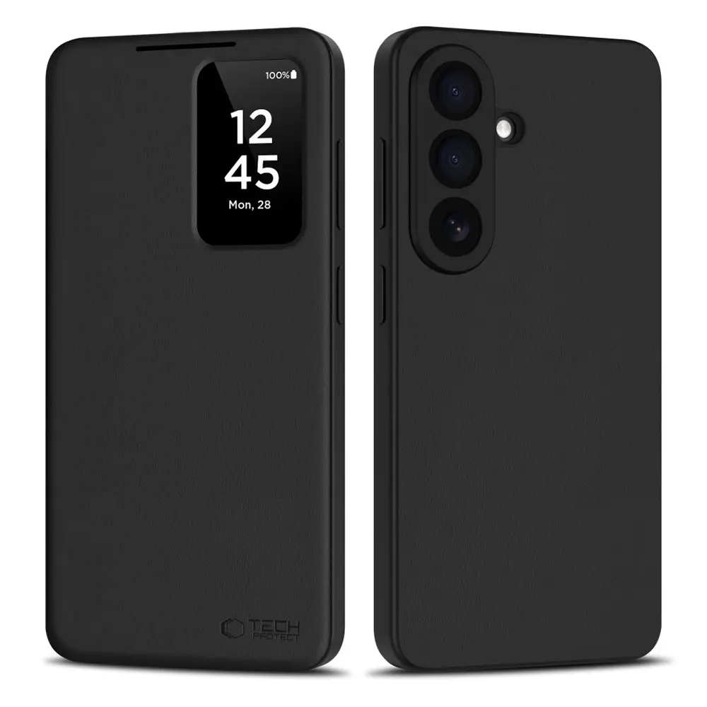 Étui portefeuille noir Galaxy A57 5G
