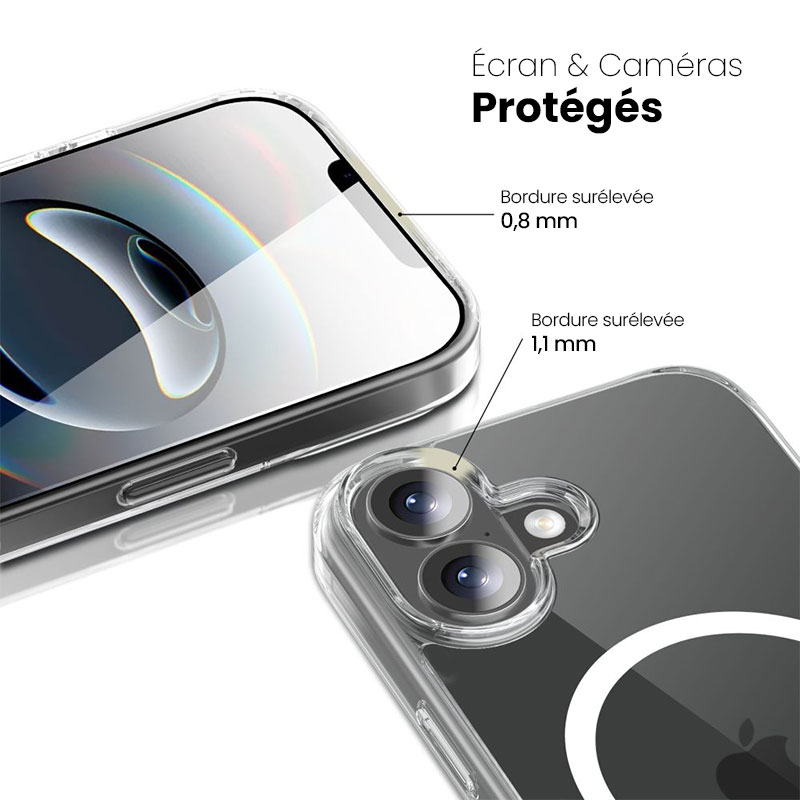 Coque iPhone 17 Tech-Protect FlexAir Hybrid protection écran et caméras