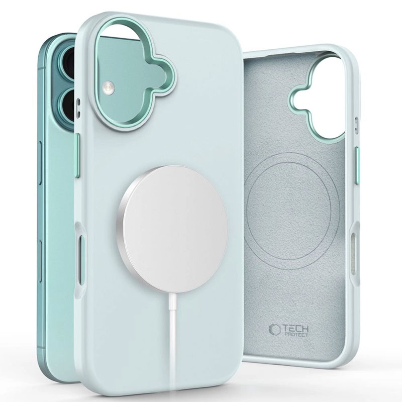 Coque MagSafe TECH-PROTECT Silicone Pure pour iPhone 16